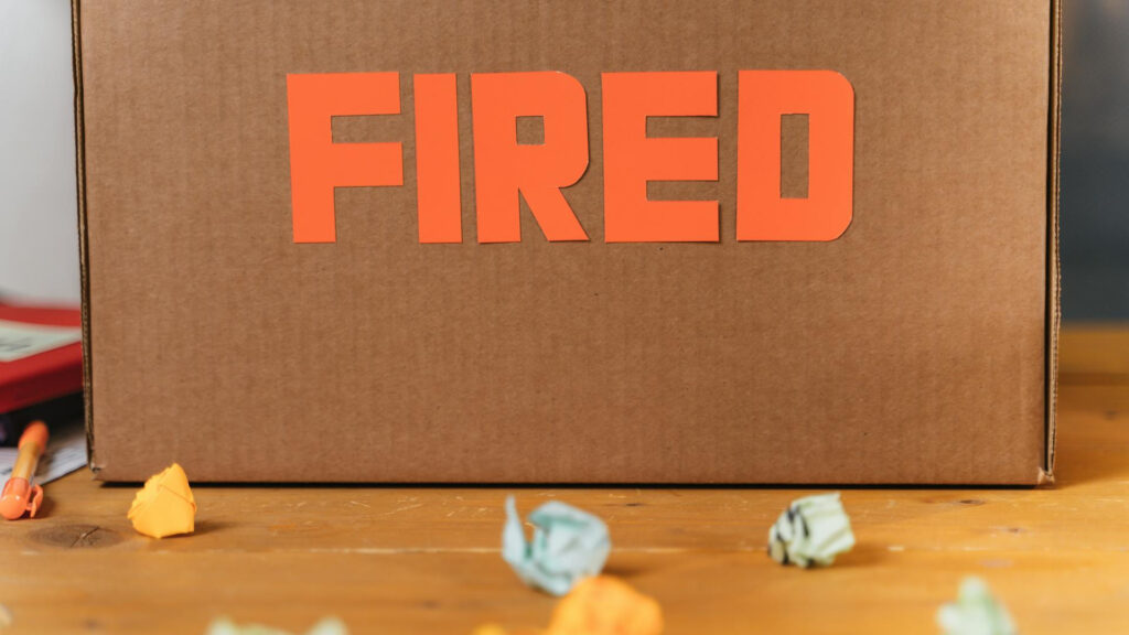 what to do if you get fired